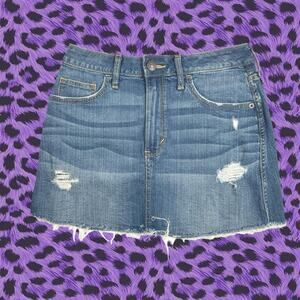 Abercrombie & Fitch Denim mini micro skirt